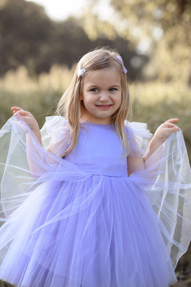 Alara Dress - Lilac - Flower Girl Dress - Aylu Bebe