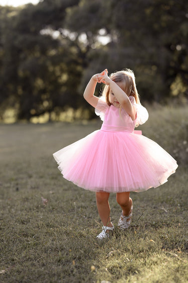 Alara Dress - Pink - Flower Girl Dress - Aylu Bebe