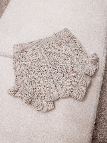 Alice Knit Bloomers - Cream - Flower Girl Dress - Aylu Bebe