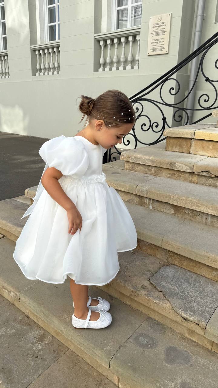 bebe organza dress Baby Girl Juliet Organza Dress In Sunshine