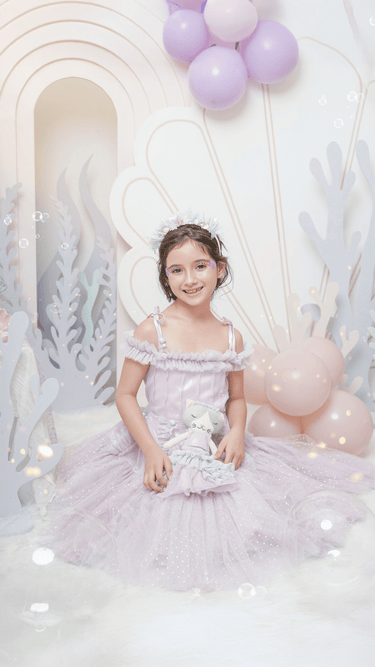 Amarine Tutu Dress - Spinkie - Flower Girl Dress - Aylu Bebe