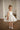 Amélie Pearl Mikado dress Knee-Length Ivory Flower Girl Dress with Bow - Flower Girl Dress- Aylu Bebe