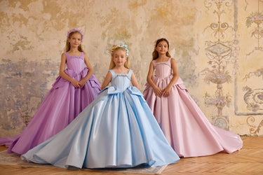 Amélie Rosé Gown AB3818 | Made to order - Flower Girl Dress - Aylu Bebe