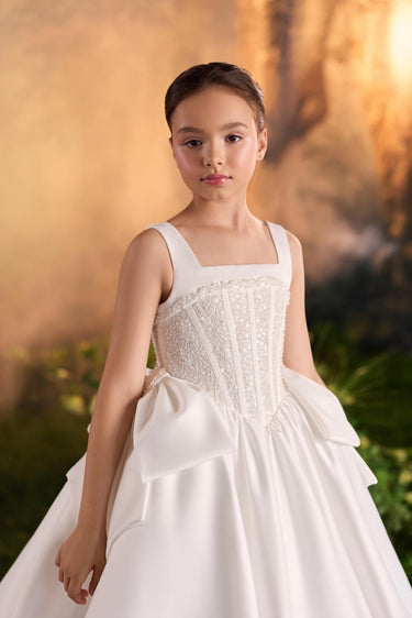 Amoura Gown - AB3938 - Flower Girl Dress- Aylu Bebe