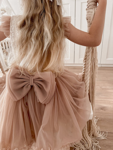 Aura Dress - Neutral - Flower Girl Dress - Aylu Bebe