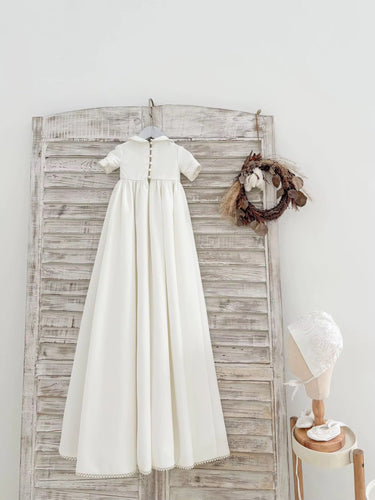 Aurelian Heirloom Christening Gown for Boys (Baptism Outfit) – Made to Order (AB003) - Flower Girl Dress - Aylu Bebe