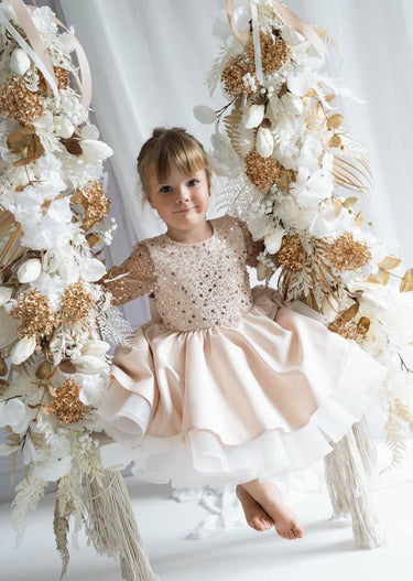 Christmas Rose - Flower Girl Dress - Aylu Bebe
