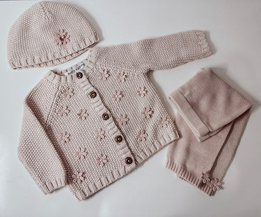 Daisy Knit Set - Flower Girl Dress - Aylu Bebe