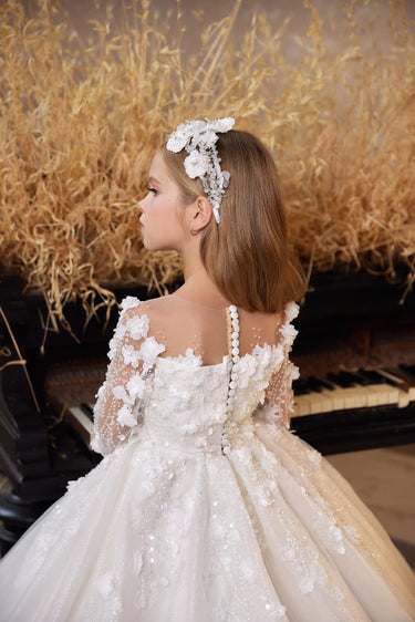 Élodie Fleur Gown AB3619 | Made to order - Flower Girl Dress - Aylu Bebe