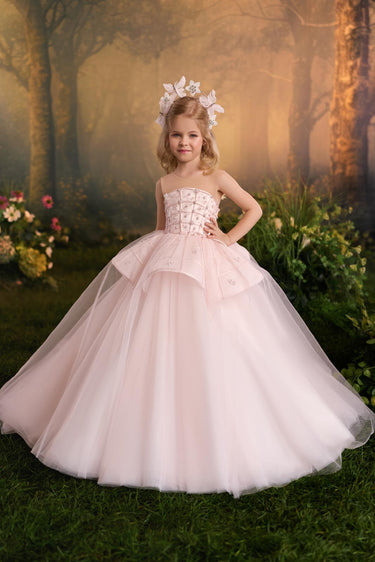 Elowelle Gown - AB3917 - Flower Girl Dress- Aylu Bebe