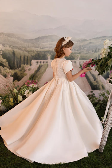 Elowelle Gown - AB3929 - Flower Girl Dress- Aylu Bebe
