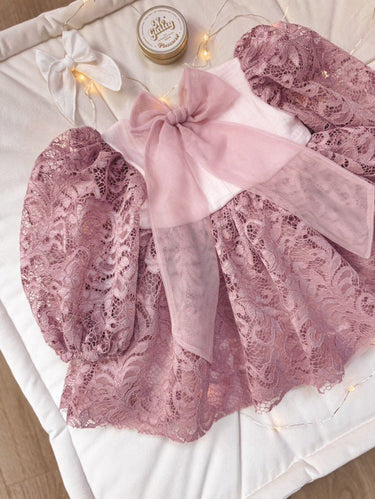 Emelie Dress (Handmade) - Flower Girl Dress - Aylu Bebe