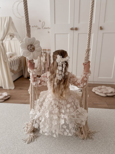 Enchanted Dress matching hair clip - Flower Girl Dress - Aylu Bebe