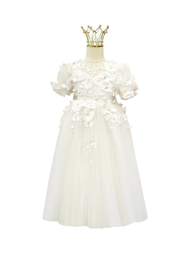 Florence by Mimi Miya couture - Ivory - Flower Girl Dress - Aylu Bebe
