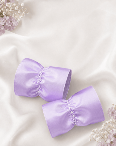Handmade Pearl cuffs - Flower Girl Dress- Aylu Bebe