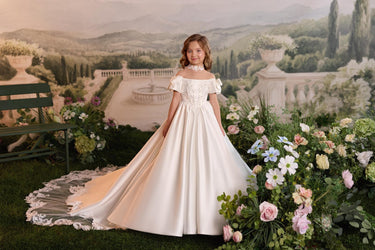 Isabeau Gown - AB3911 - Flower Girl Dress- Aylu Bebe