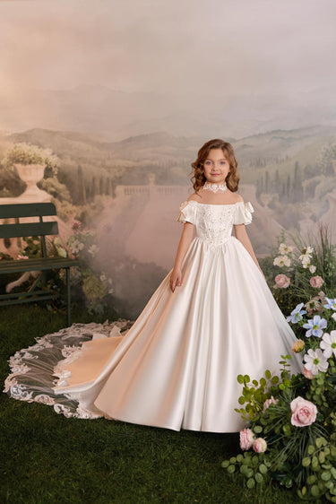 Isabeau Gown - AB3911 - Flower Girl Dress- Aylu Bebe