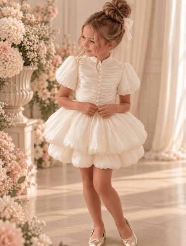 Isadora Dress - Made to Order - Flower Girl Dress- Aylu Bebe