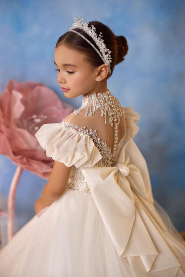 Isalune Royale Flower Girl Dress – Made to Order (AB3726) - Flower Girl Dress - Aylu Bebe