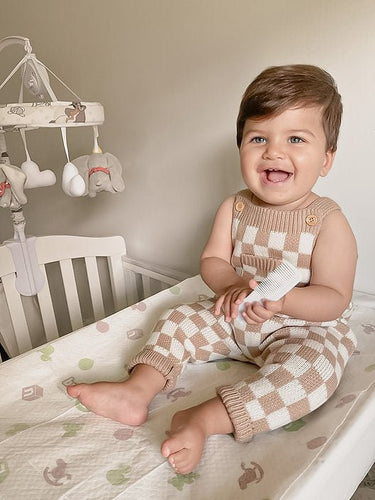 Joseph Knit Overalls - Flower Girl Dress - Aylu Bebe