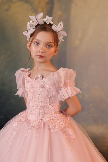 Leonelle Gown - AB3927 - Flower Girl Dress- Aylu Bebe