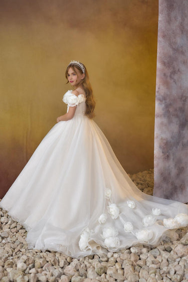 Maison de Fleur Handmade Gown | Made to order - Flower Girl Dress - Aylu Bebe