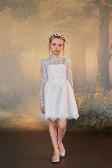Marivelle Lace Gown - AB3945 - Flower Girl Dress- Aylu Bebe