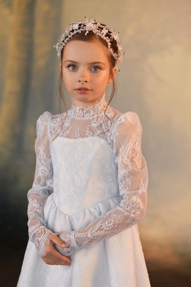 Marivelle Lace Gown - AB3945 - Flower Girl Dress- Aylu Bebe