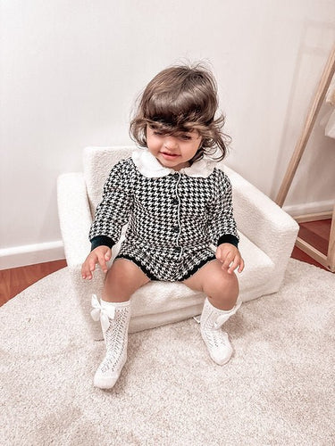 Maya Knit Set - Flower Girl Dress - Aylu Bebe