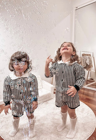 Maya Knit Set - Flower Girl Dress - Aylu Bebe