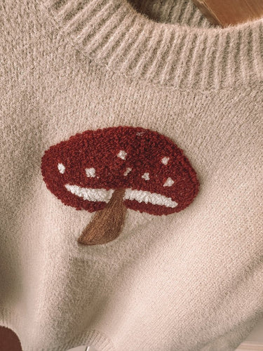 Mushroom Knit - Flower Girl Dress - Aylu Bebe