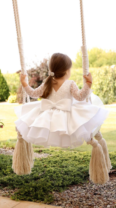 Naila Dress - Made to Order - Flower Girl Dress - Aylu Bebe