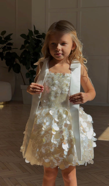 Opaline Dress- Made to order - Flower Girl Dress- Aylu Bebe