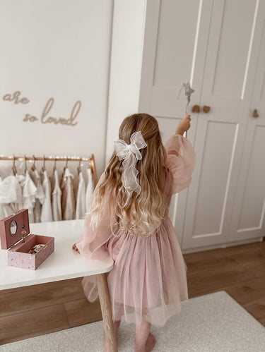 Paris Dress (Handmade) - Pink - Flower Girl Dress - Aylu Bebe