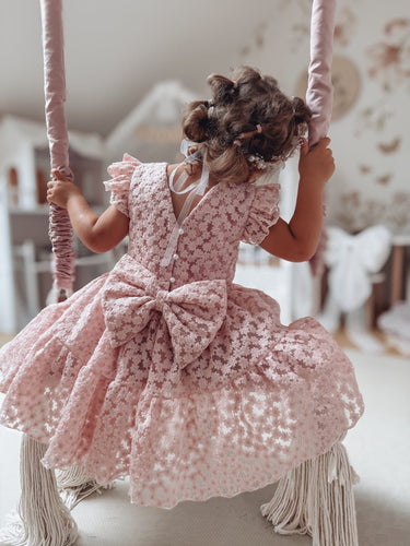 Powder Daisy Dress - Made to Order - Flower Girl Dress - Aylu Bebe