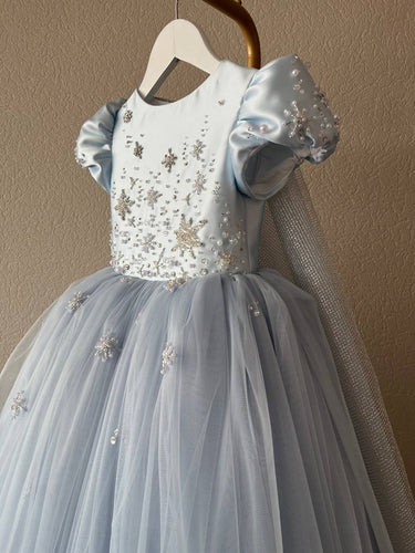 Princesse Élysée Glacée Flower Girl Dress (Gown) – Made to Order - Flower Girl Dress - Aylu Bebe