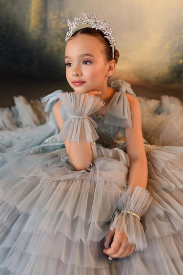Rosamonde Gown - AB3926 - Flower Girl Dress- Aylu Bebe