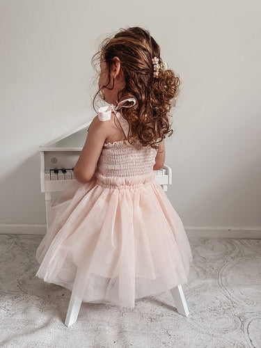 Smocked Dress - Flower Girl Dress - Aylu Bebe