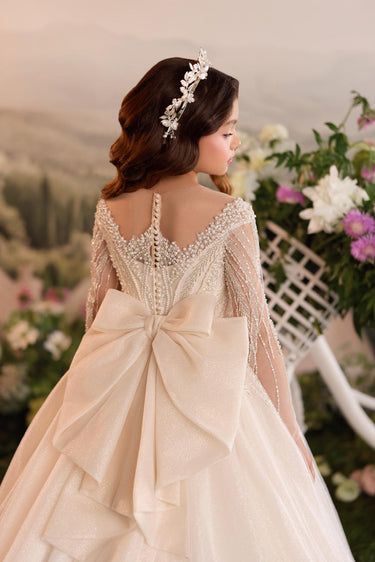 Solenne Gown - AB3914 - Flower Girl Dress- Aylu Bebe
