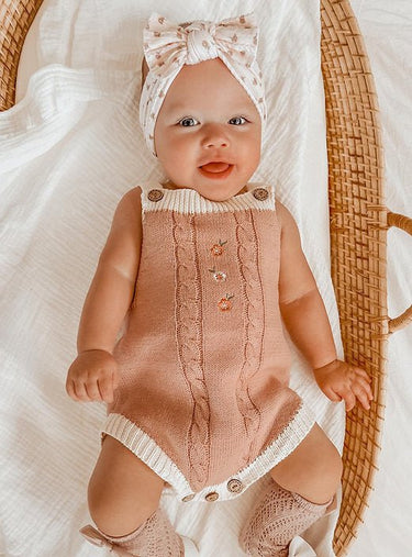 Stella Knit Set - Flower Girl Dress - Aylu Bebe