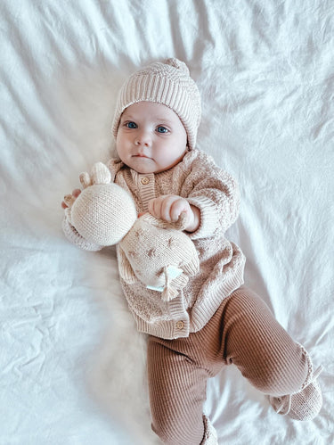 The cosy knit Cardigan - Flower Girl Dress - Aylu Bebe