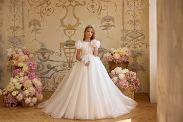 The Enchante handmade Gown - Made to Order - AB3824 - Flower Girl Dress - Aylu Bebe