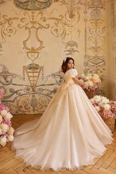 The Enchante handmade Gown - Made to Order - AB3824 - Flower Girl Dress - Aylu Bebe
