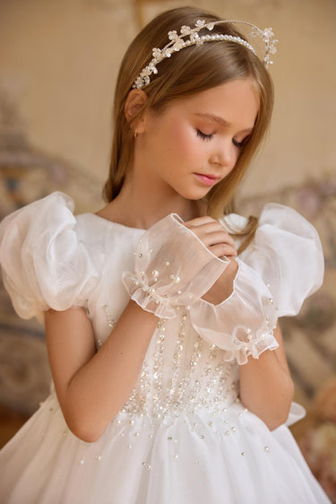 The Enchante handmade Gown - Made to Order - AB3824 - Flower Girl Dress - Aylu Bebe