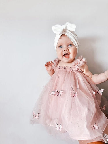 The Fairy Dress - Pink - Flower Girl Dress - Aylu Bebe