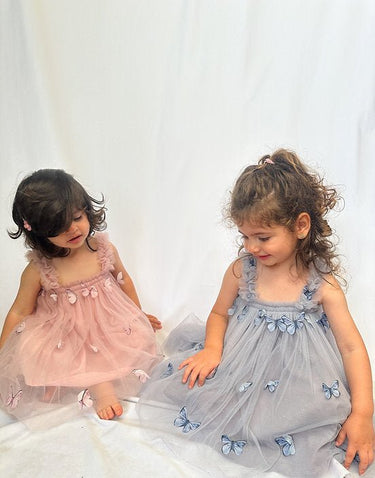 The Fairy Dress - Pink - Flower Girl Dress - Aylu Bebe