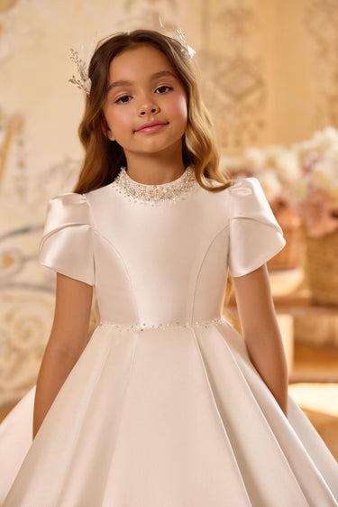 The Isabella handmade gown - Made to Order - Flower Girl Dress - Aylu Bebe