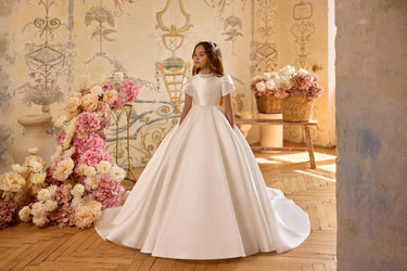 The Isabella handmade gown - Made to Order - Flower Girl Dress - Aylu Bebe