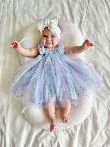 The Magical Dress - Sky Blue - Flower Girl Dress - Aylu Bebe