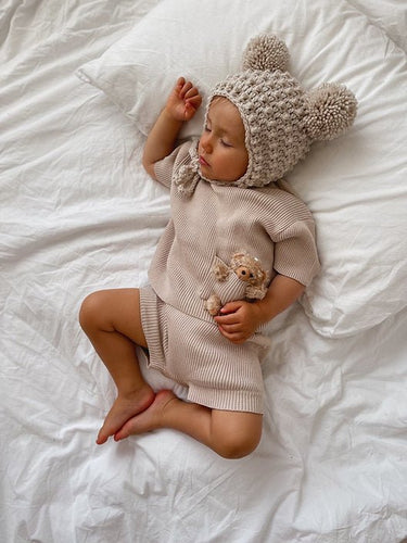Two Piece Teddy Set - Flower Girl Dress - Aylu Bebe